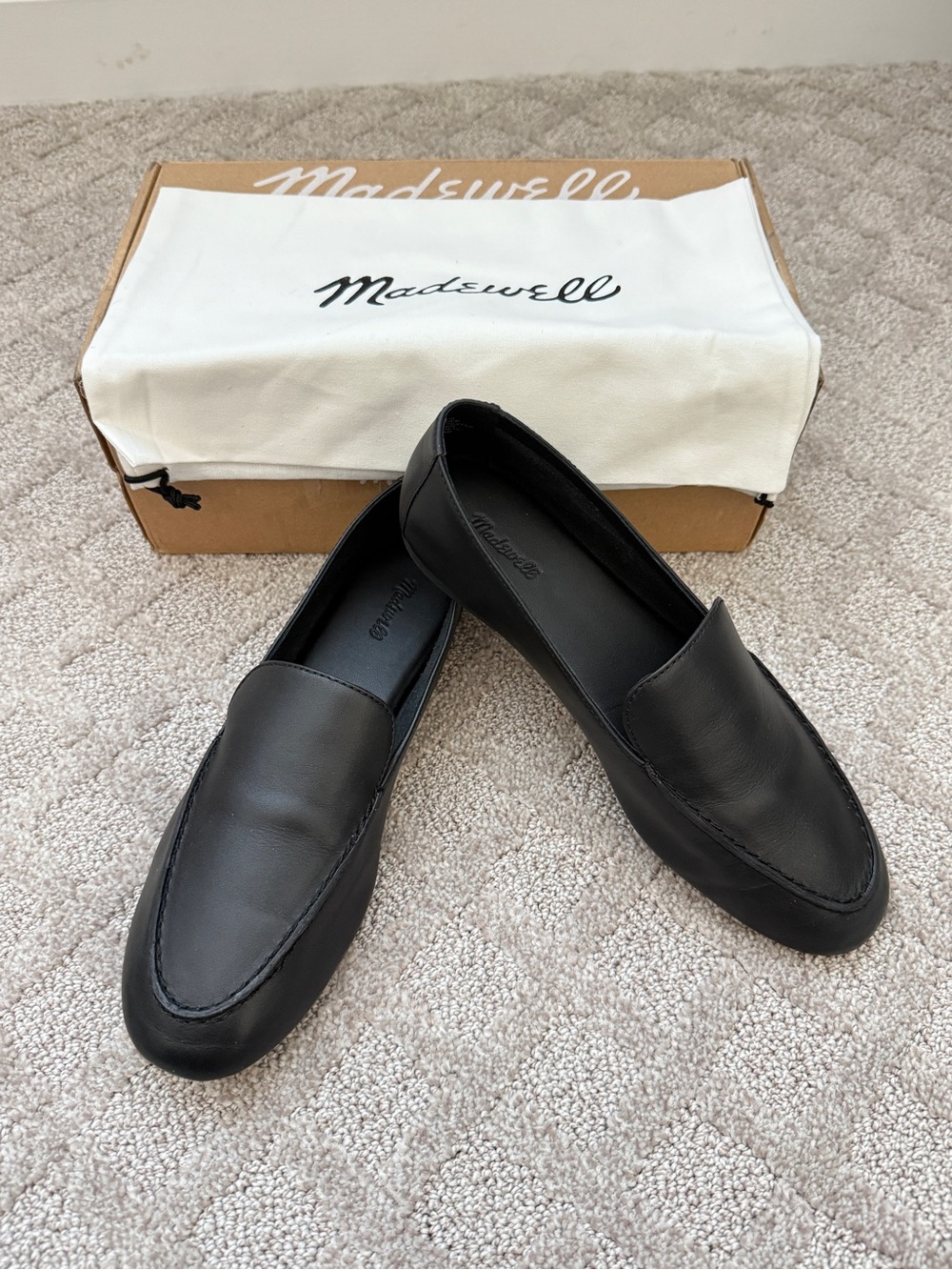 Madewell Glove Loafer NWT Box + Dust Bag